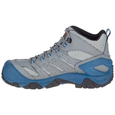 Strongfield Mid Men's Composite-Toe Work Boots Wp Grey-Men's Work Boots-Merrell-Steel Toes