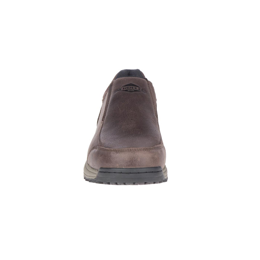 Sutton Moc Pro Men's Slip Resistant Shoes Espresso-Men's Slip Resistant Shoes-Merrell-Steel Toes