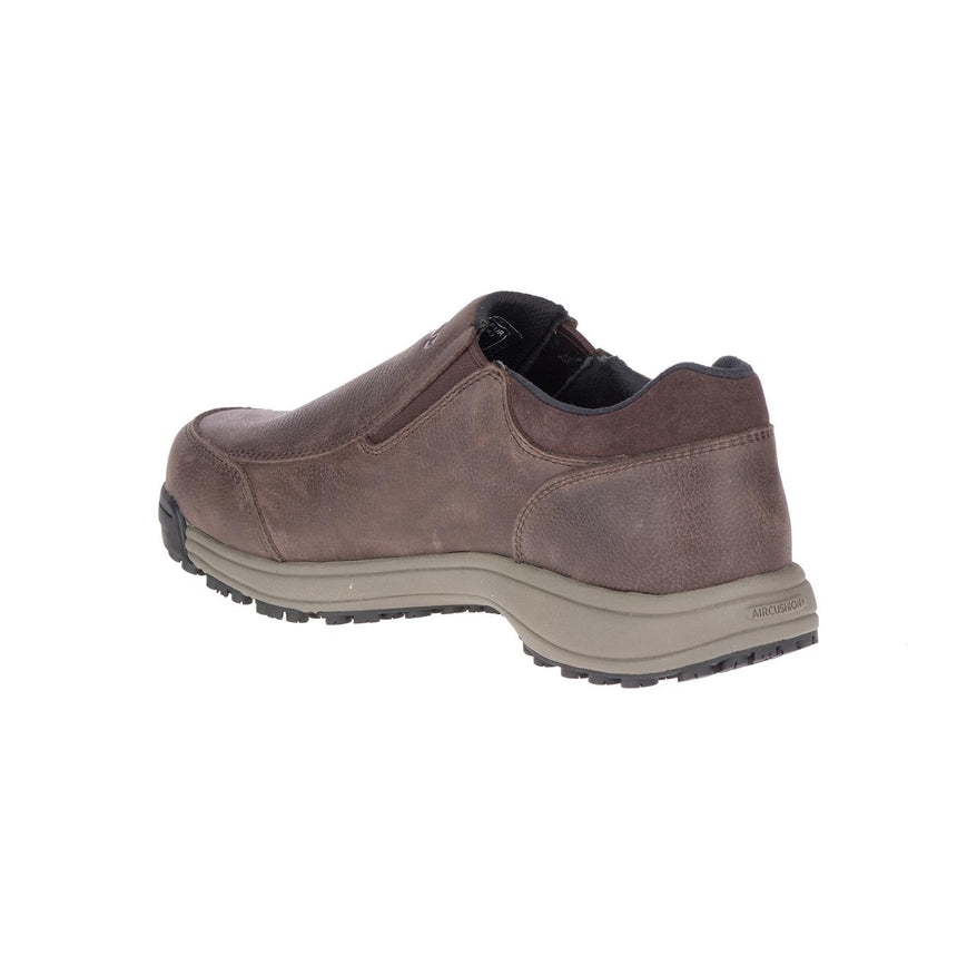 Sutton Moc Pro Men's Slip Resistant Shoes Espresso-Men's Slip Resistant Shoes-Merrell-Steel Toes