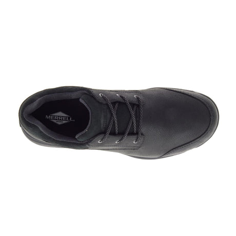 Sutton Oxford Pro Men's Slip Resistant Shoes Black-Men's Slip Resistant Shoes-Merrell-Steel Toes