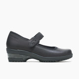 Valetta Strap Ac+ Pro WoMen's Slip Resistant Shoes Shoes Black/Castlerock-Women's Slip Resistant Shoes-Merrell-5-M-BLACK/CASTLEROCK-Steel Toes
