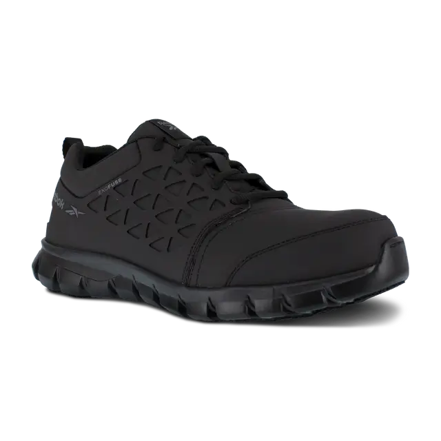 Sublite Cushion Composite-Toe Athletic Work Shoe Black Exofuse