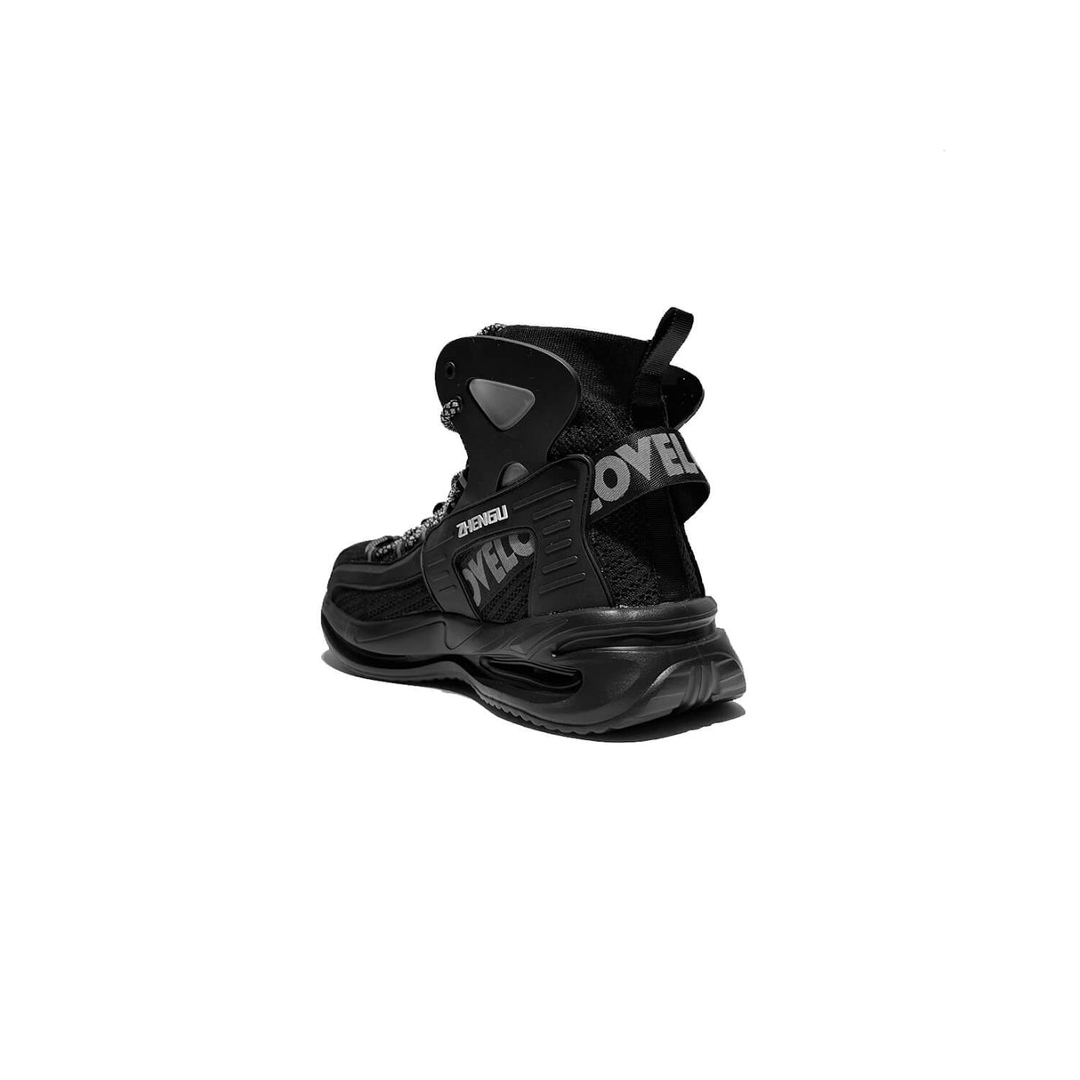 Zhengu Steel Toe Athletic Mid Safety Boots Black 8819