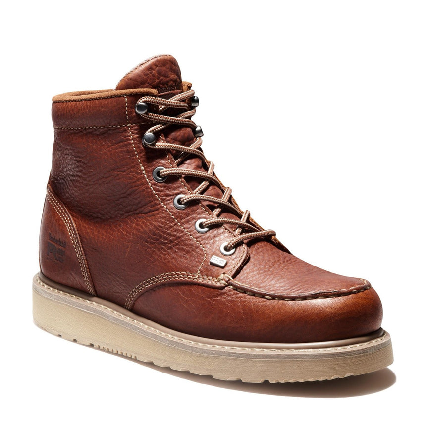 Timberland Pro-6 In Barstow Wedge Brown-Steel Toes-2