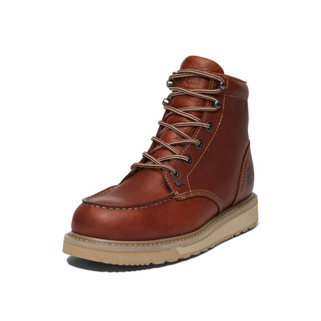 Timberland Pro-6 In Barstow Wedge Brown-Steel Toes-9