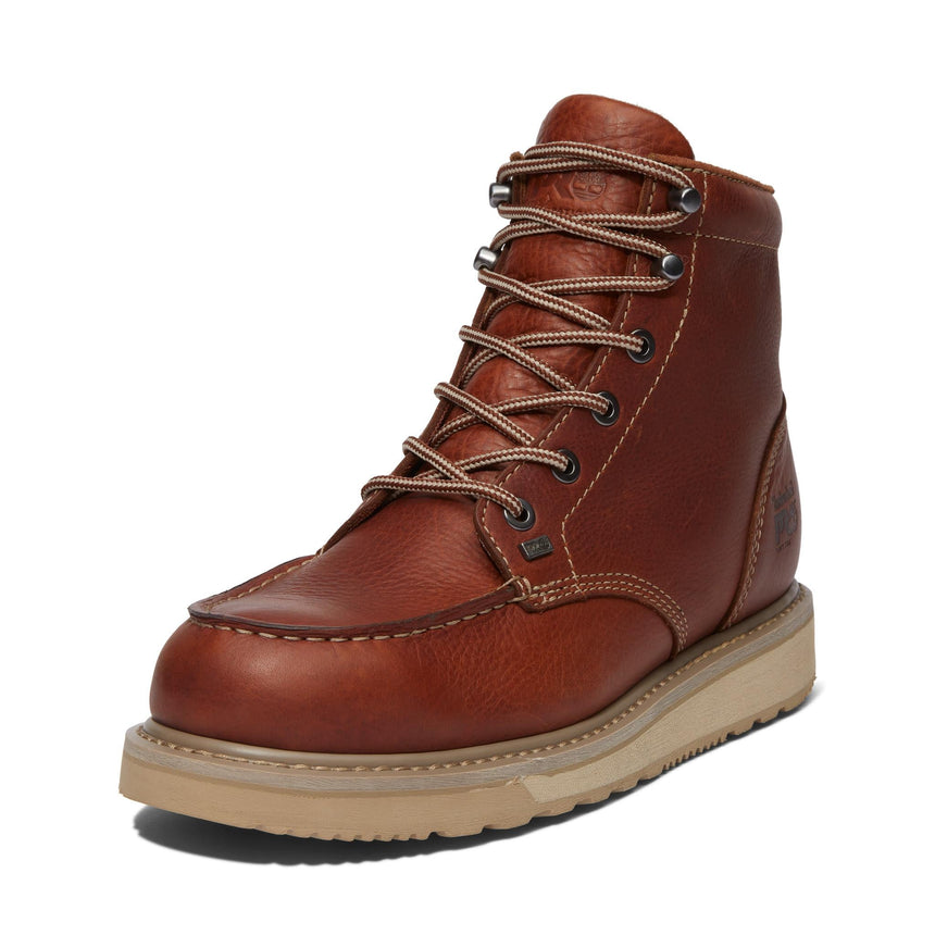 Timberland Pro-6 In Barstow Wedge Brown-Steel Toes-9