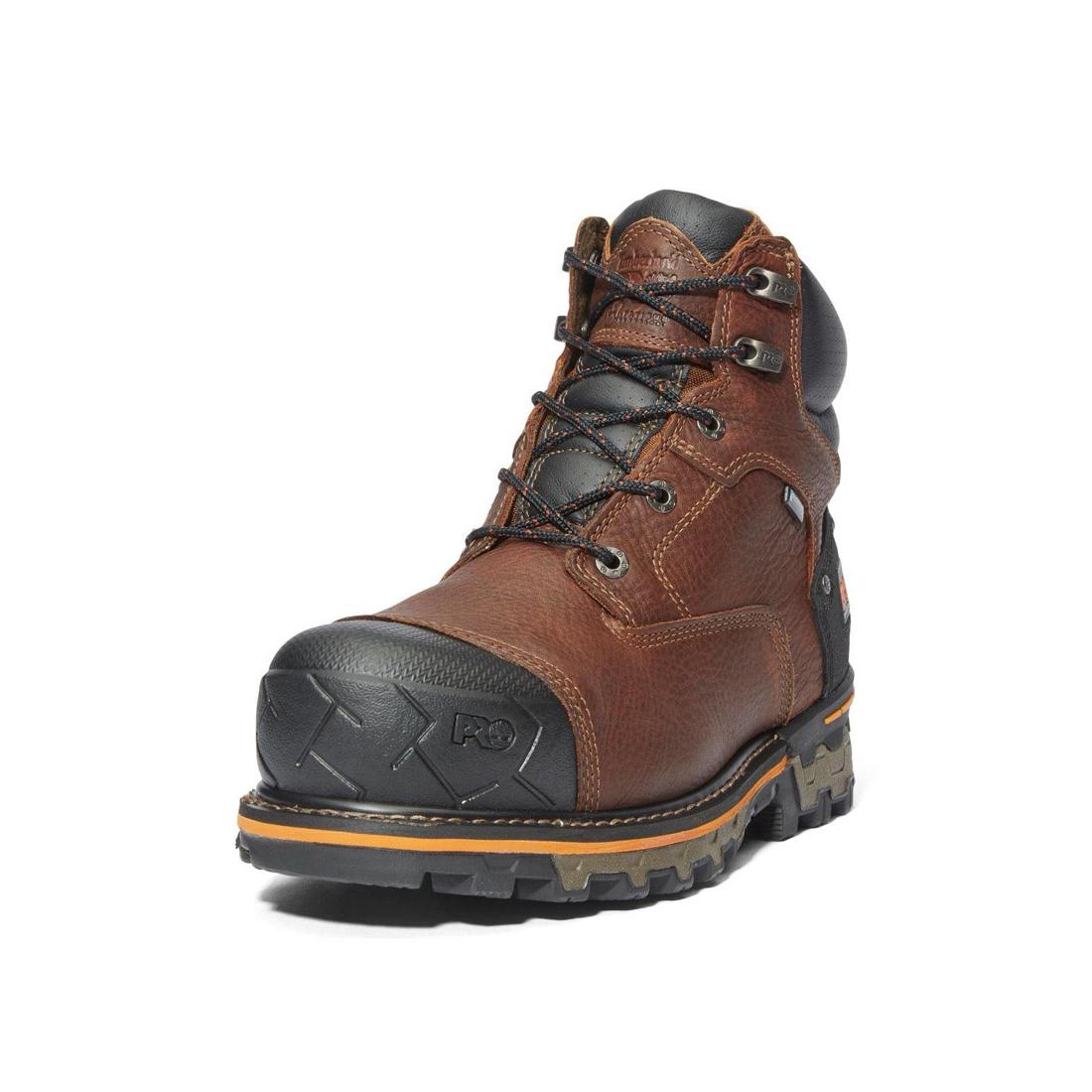 Timberland Pro-6 In Boondock Composite-Toe Waterproof Ins 400G Brown-Steel Toes-10