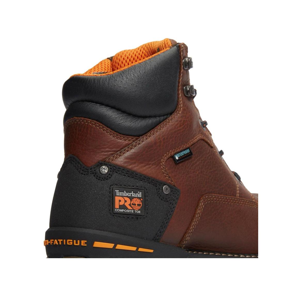 Timberland Pro-6 In Boondock Composite-Toe Waterproof Ins 400G Brown-Steel Toes-5