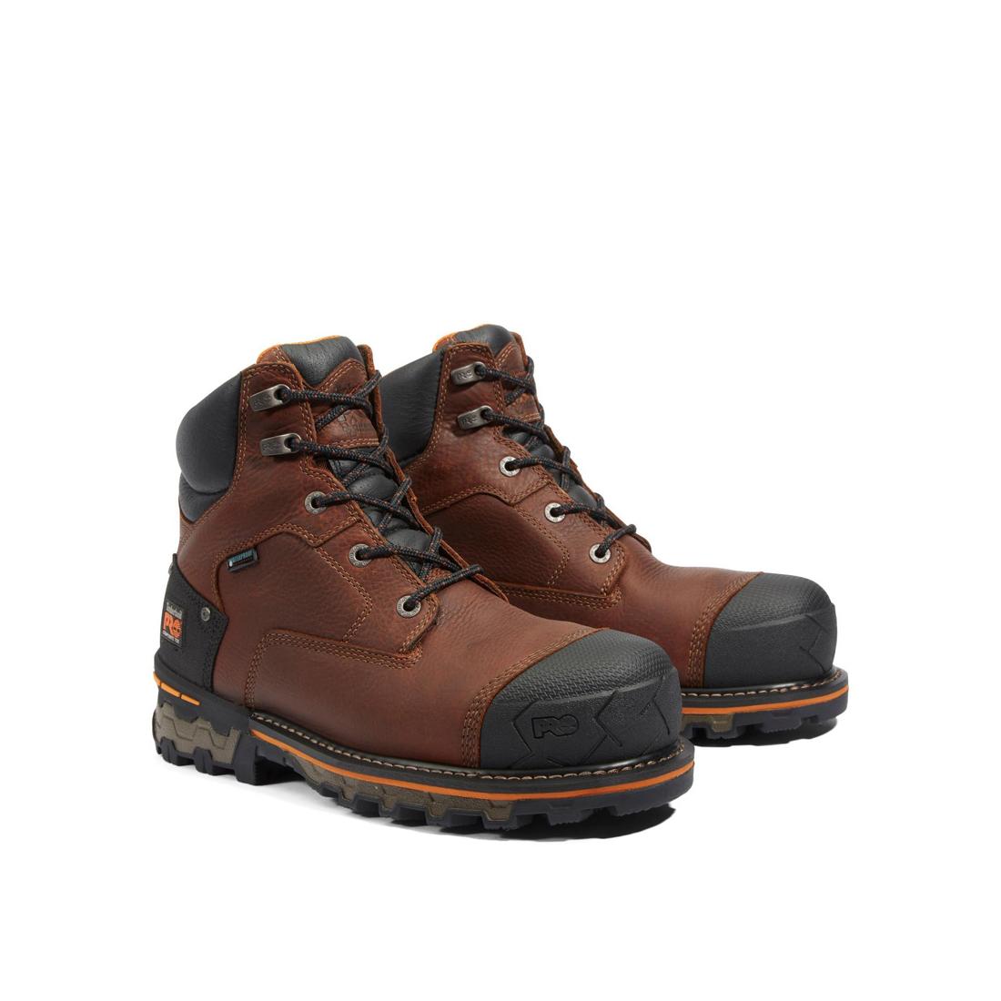 Timberland Pro-6 In Boondock Composite-Toe Waterproof Ins 400G Brown-Steel Toes-7