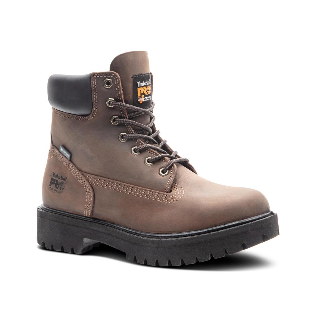 Timberland Pro-6 In Direct Attach Steel-Toe Waterproof Ins 200G Dark Brown-Steel Toes-9