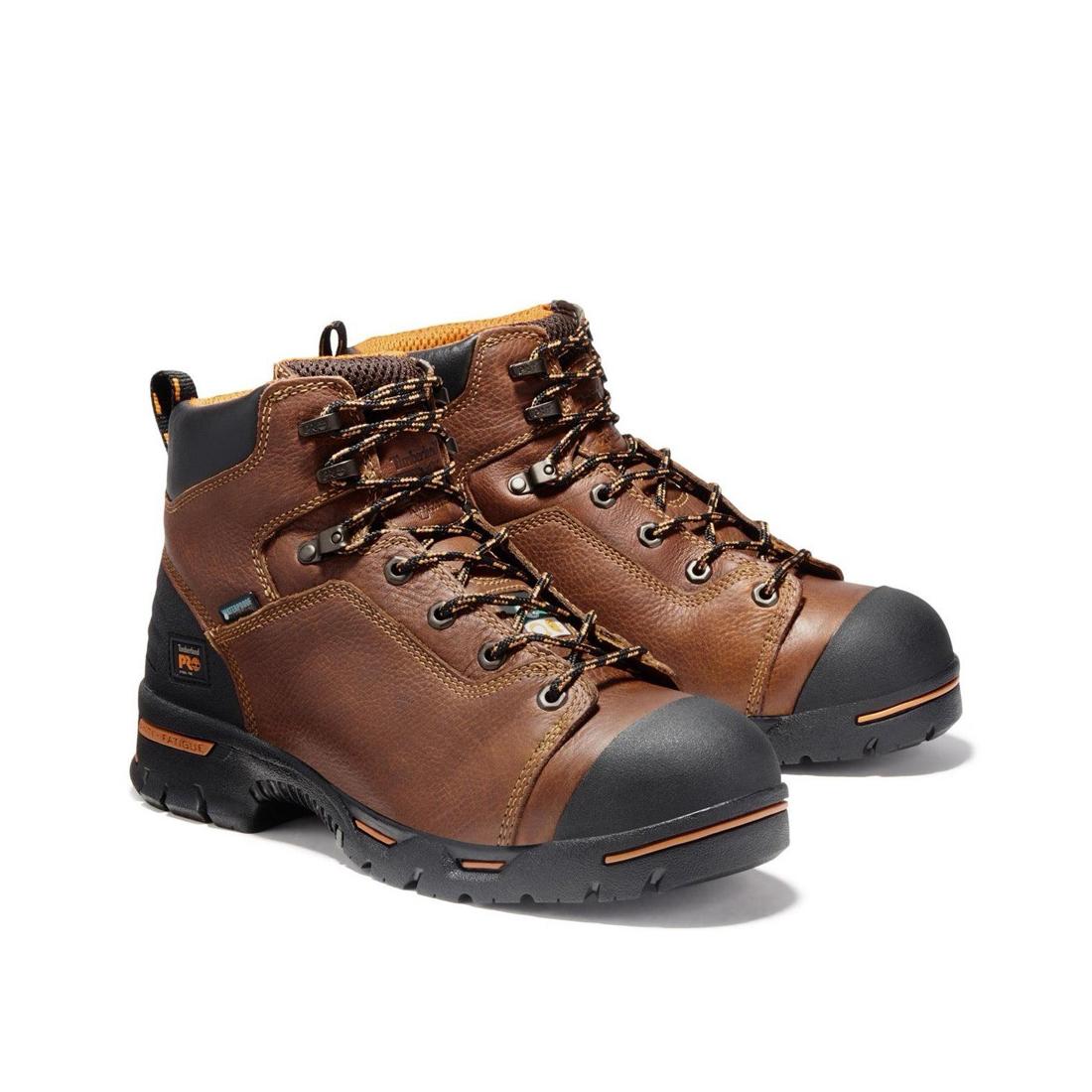 Timberland Pro-6 In Endurance Steel-Toe Waterproof Sp Csa Brown-Steel Toes-6