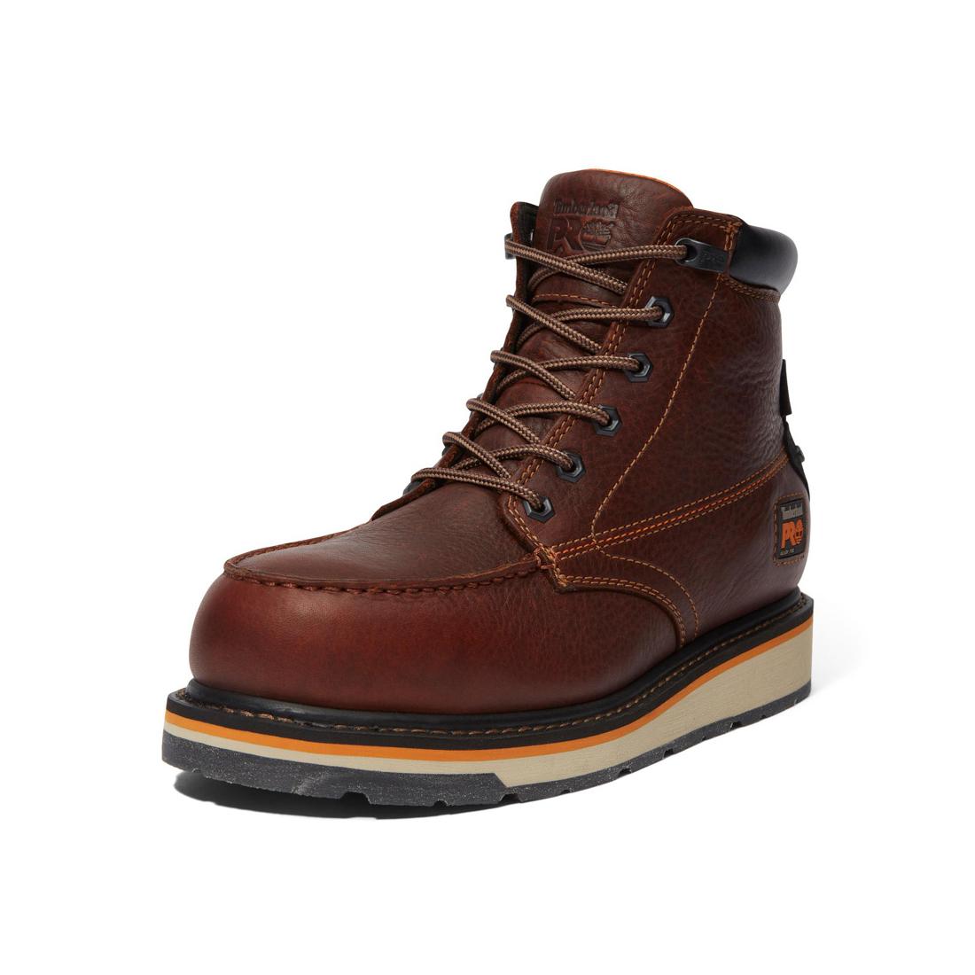 Timberland Pro-6 In Gridworks Al Waterproof Brown-Steel Toes-10