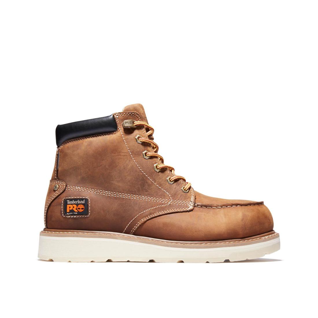 Timberland Pro-6 In Gridworks Al Waterproof Brown-Steel Toes-1