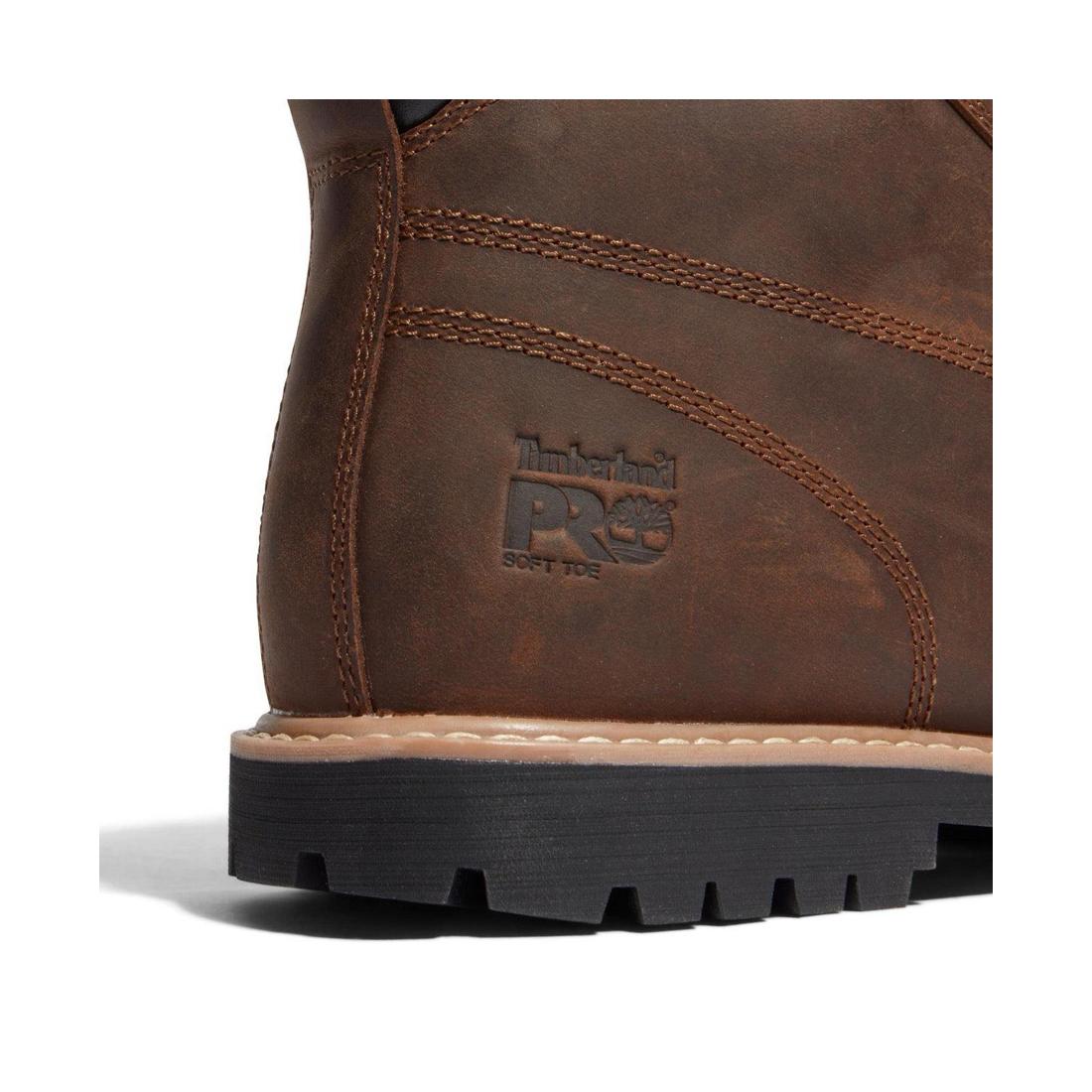 Timberland Pro-6 In Gritstone Brown-Steel Toes-4