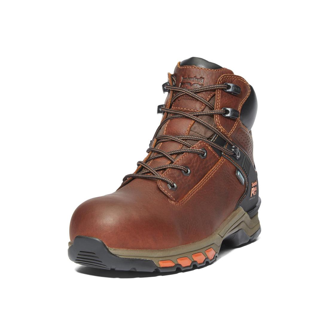 Timberland Pro-6 In Hypercharge Nt Waterproof Brown: Teak Trailblazer-Steel Toes-10