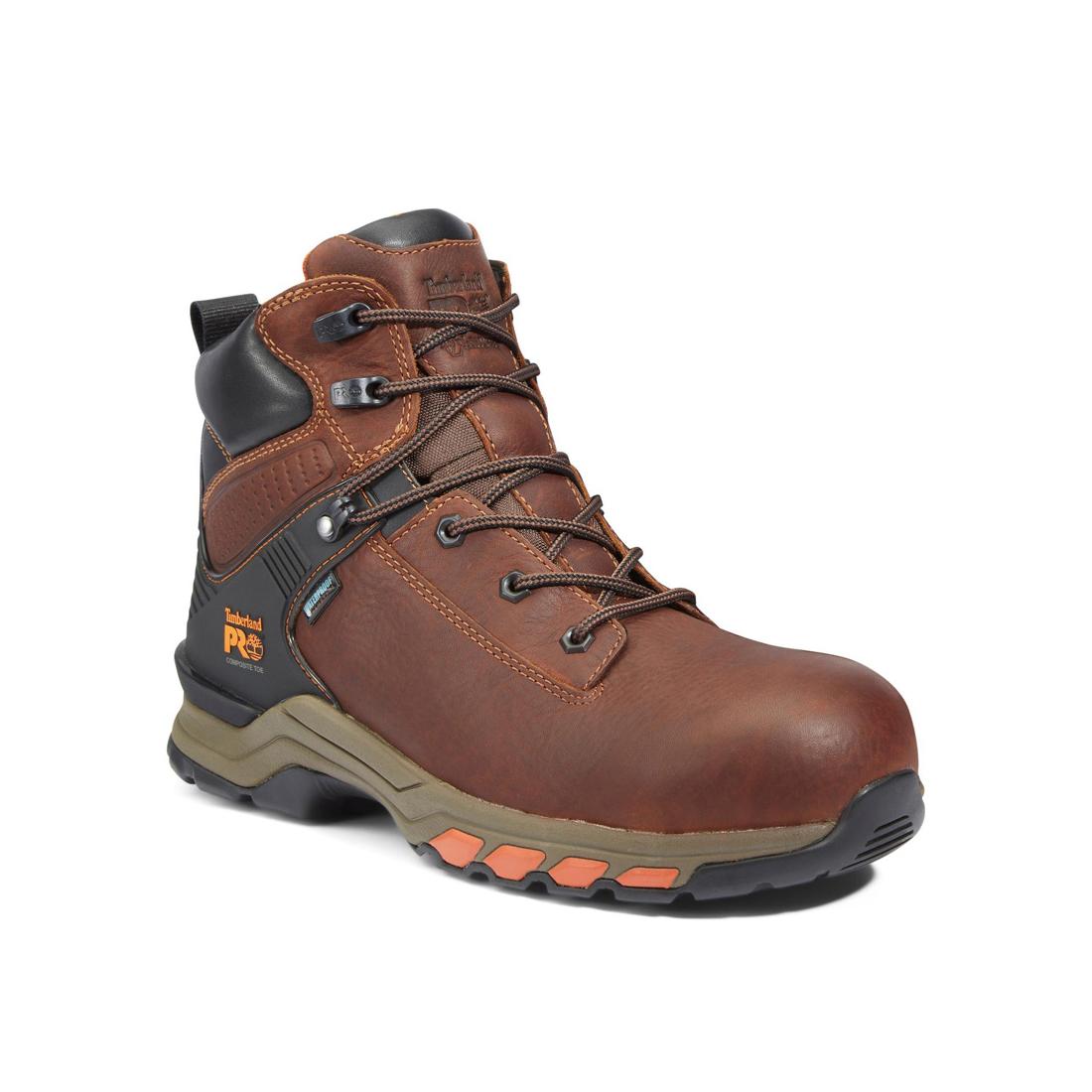 Timberland Pro-6 In Hypercharge Nt Waterproof Brown: Teak Trailblazer-Steel Toes-2