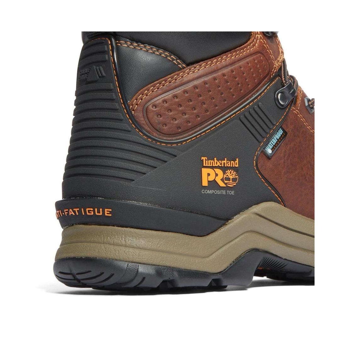 Timberland Pro-6 In Hypercharge Nt Waterproof Brown: Teak Trailblazer-Steel Toes-4