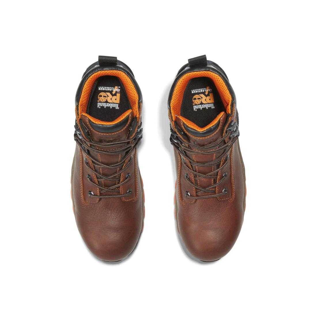 Timberland Pro-6 In Hypercharge Nt Waterproof Brown: Teak Trailblazer-Steel Toes-6