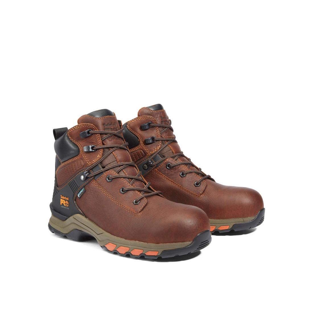 Timberland Pro-6 In Hypercharge Nt Waterproof Brown: Teak Trailblazer-Steel Toes-7