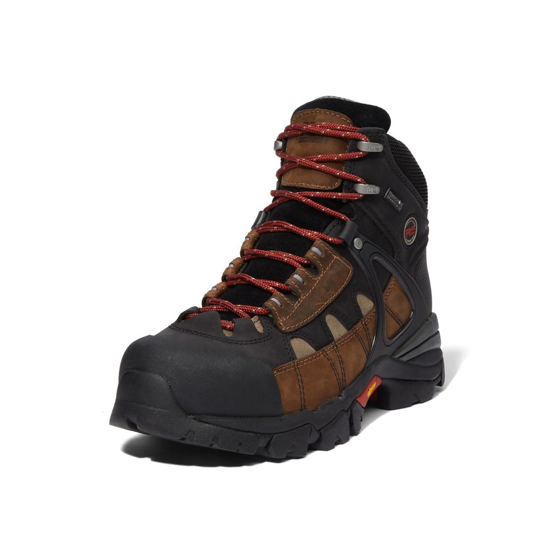 Timberland Pro-6 In Hyperion Al Waterproof Brown-Steel Toes-9