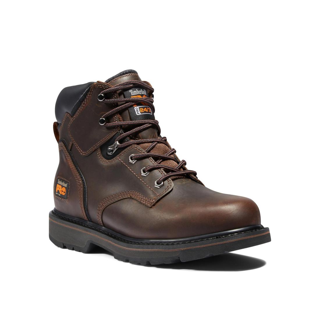 Timberland Pro-6 In Pit Boss Brown-Steel Toes-2