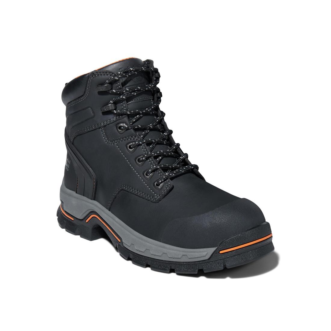 Timberland Pro-6 In STOCKDALE Al Black-Steel Toes-2