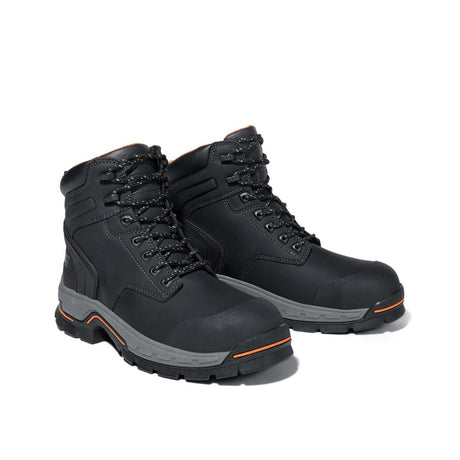 Timberland Pro-6 In STOCKDALE Al Black-Steel Toes-6