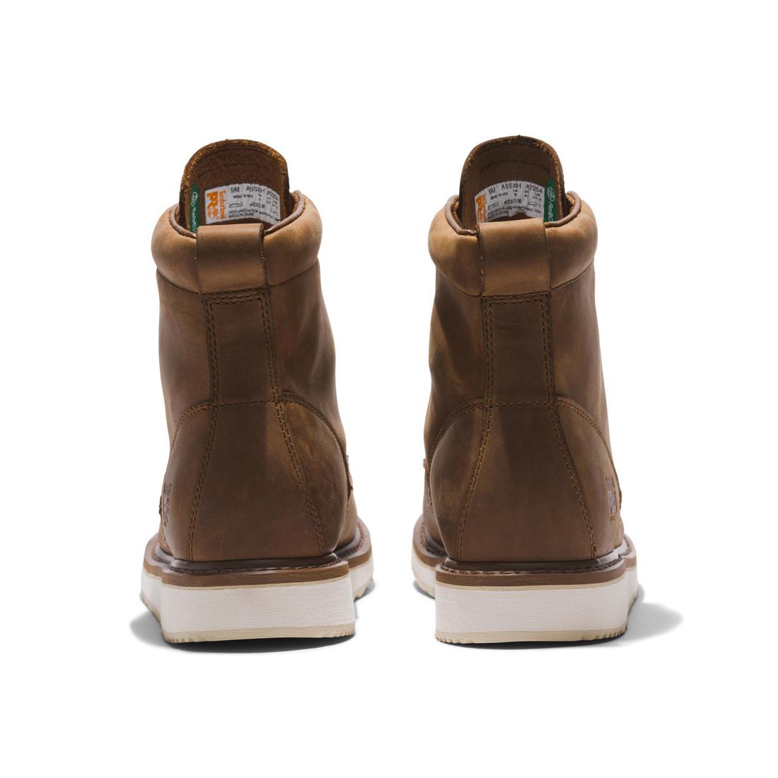 Timberland Pro-6 In Wedge Brown-Steel Toes-7