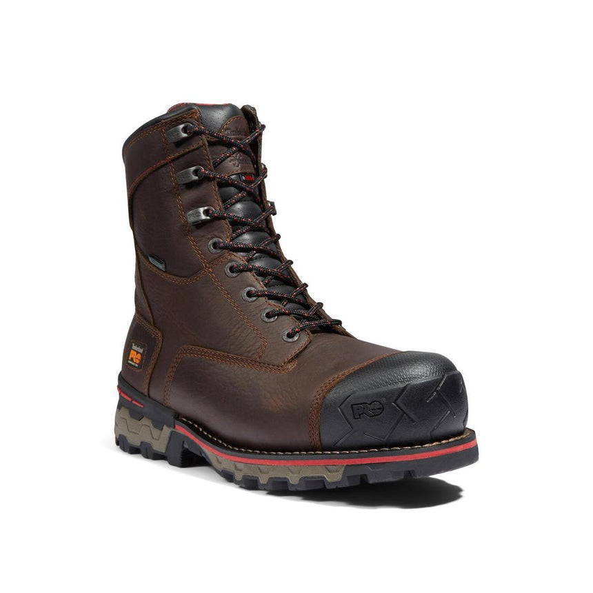 Timberland Pro-8 In Boondock Composite-Toe Waterproof Ins 1000G Brown-Steel Toes-2