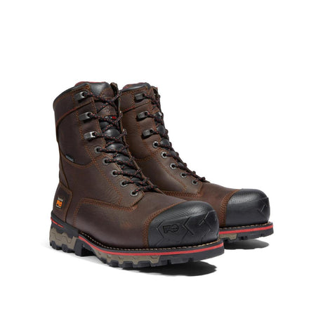 Timberland Pro-8 In Boondock Composite-Toe Waterproof Ins 1000G Brown-Steel Toes-7