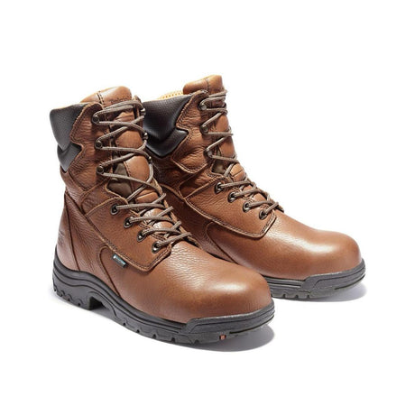 Timberland Pro-8 In Titan Al Waterproof Medium Brown-Steel Toes-6