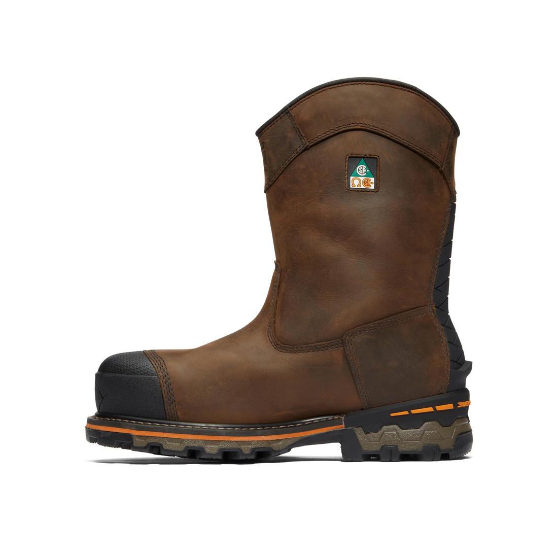 Timberland Pro-Boondock Pullon Composite-Toe Waterproof Fp Ins Csa 200G Brown-Steel Toes-7