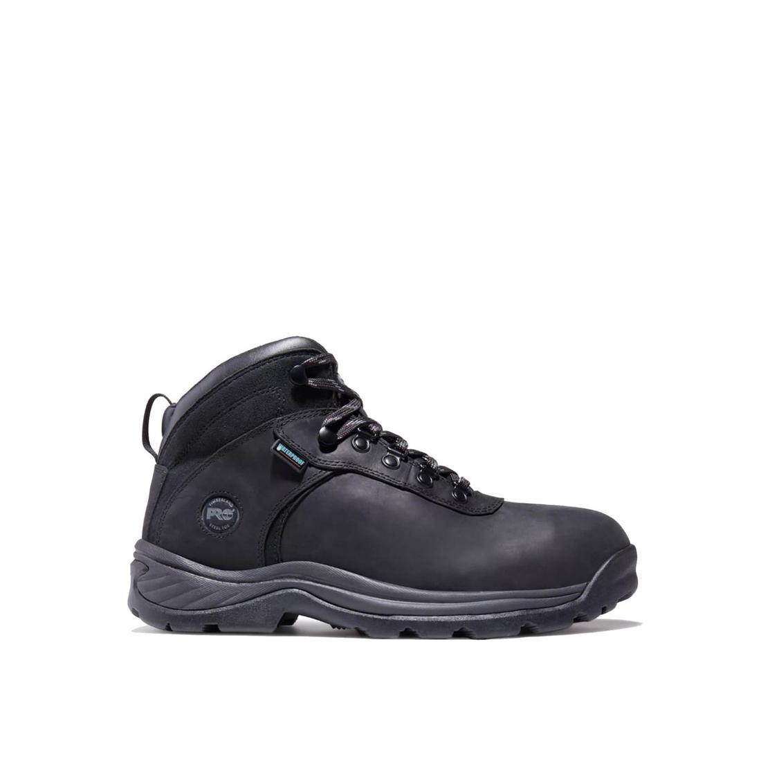 Timberland Pro-Flume Men's Steel-Toe Boot Waterproof Black-Steel Toes-1