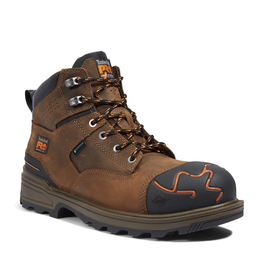 Timberland Pro-Magnitude Men's Composite-Toe Boot Waterproof Orange-Steel Toes-2