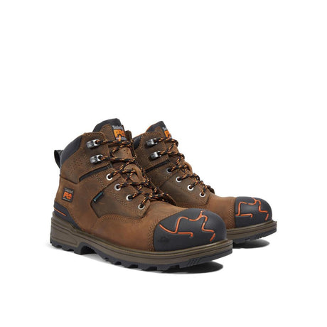 Timberland Pro-Magnitude Men's Composite-Toe Boot Waterproof Orange-Steel Toes-7