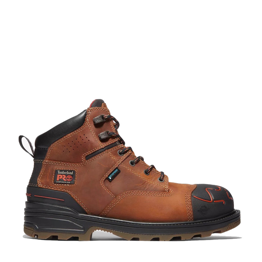 Timberland Pro-Magnitude Men's Composite-Toe Boot Waterproof Red-Steel Toes-1