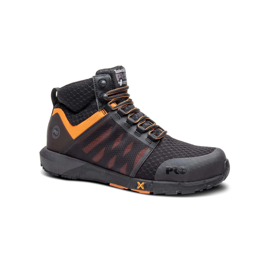 Timberland Pro-Radius Composite-Toe Black/Orange-Steel Toes-1