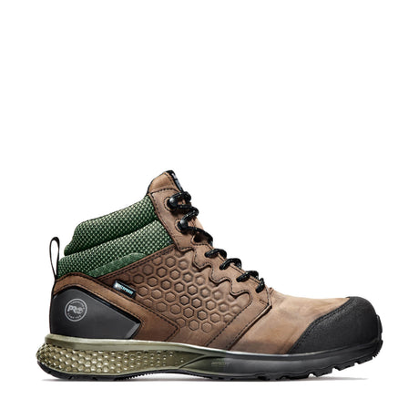 Timberland Pro-Reaxion Men's Composite-Toe Boot Waterproof Green-Steel Toes-1