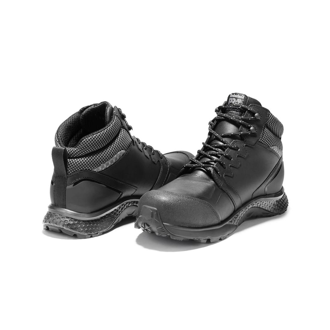 Timberland Pro-Reaxion Women's Composite-Toe Boot Waterproof Black-Steel Toes-5