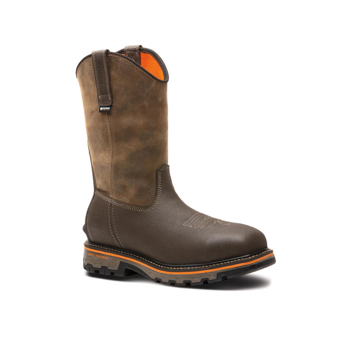 Timberland Pro-True Grit Pullon Nt Waterproof Brown-Steel Toes-2