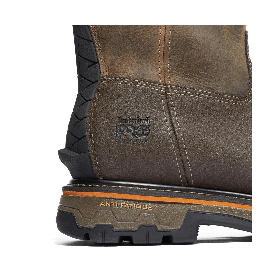 Timberland Pro-True Grit Pullon Nt Waterproof Brown-Steel Toes-4