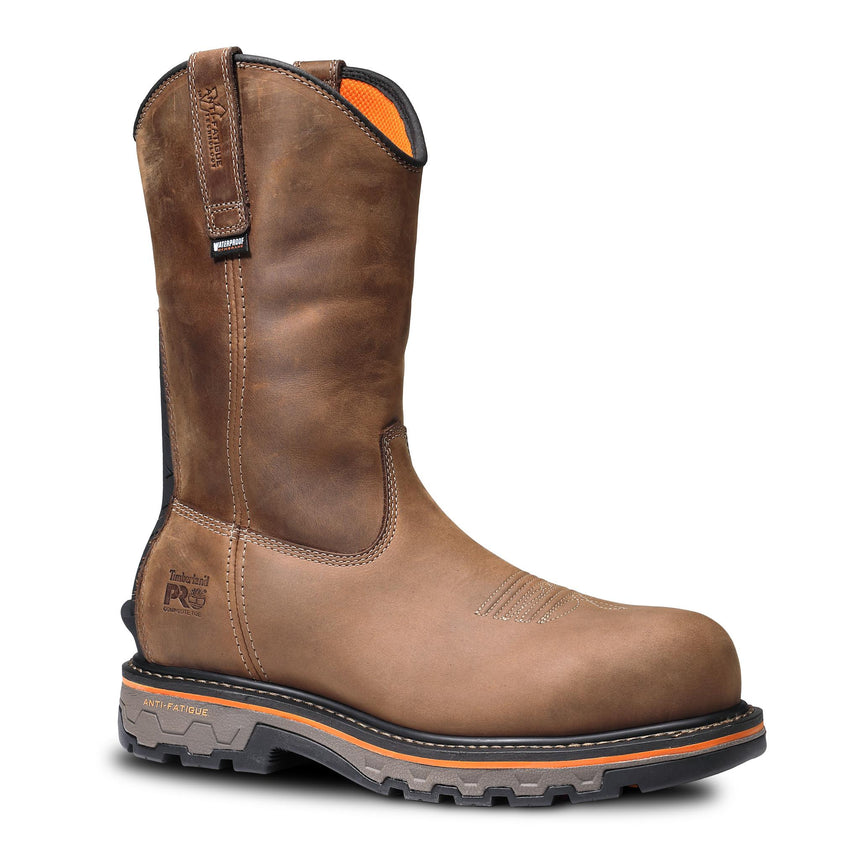 Timberland Pro-True Grit Pullon Nt Waterproof Brown: Brown Bandit-Steel Toes-9