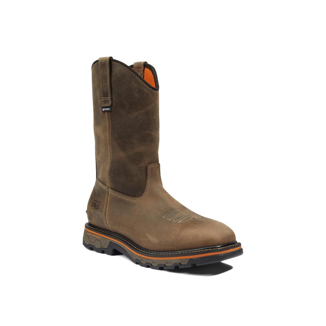 Timberland Pro-True Grit Pullon Waterproof Brown-Steel Toes-2