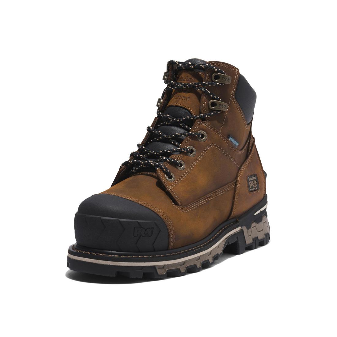 Timberland Pro-Women's 6 In Boondock Composite-Toe Waterproof Brown-Steel Toes-8