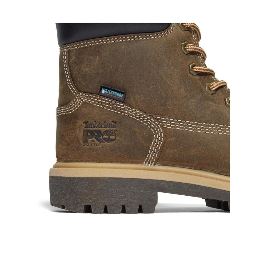 Timberland Pro-Women's 6 In Direct Attach Waterproof Ins 200G Brown-Steel Toes-3