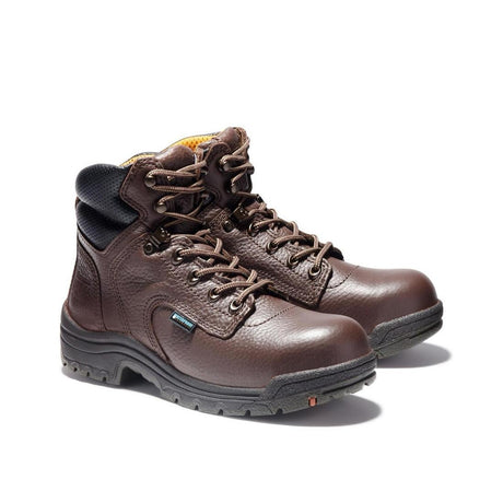 Timberland Pro-Women's 6 In Titan Al Waterproof Brown: Dark Mocha-Steel Toes-6