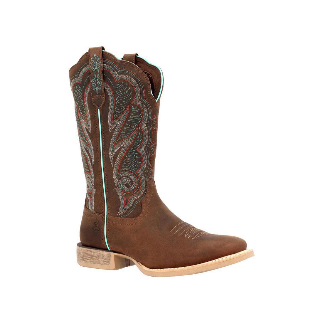 Women's Durango Lady Rebel Pro Juniper Brown Western Boot DRD0436 Side View