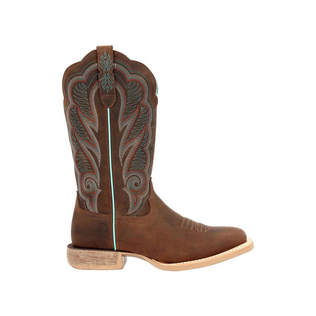 Women's Durango Lady Rebel Pro Juniper Brown Western Boot DRD0436 Profile View