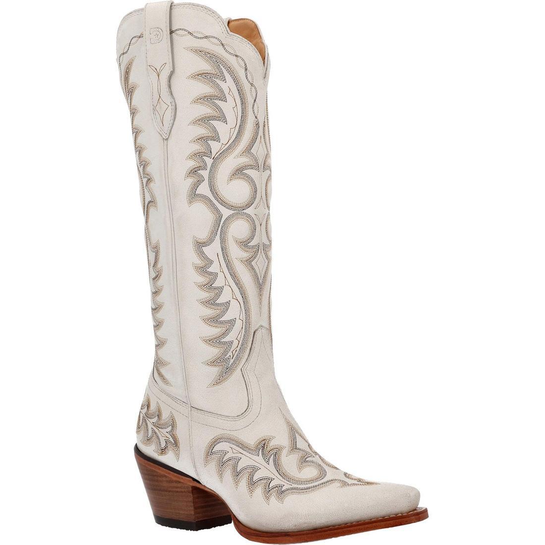 Women’s Durango Crush Tall Western Boot Ivory DRD0471 Profile View