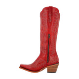 Women’s Durango Crush Tall Western Boot Crimson Red DRD0472 Side View